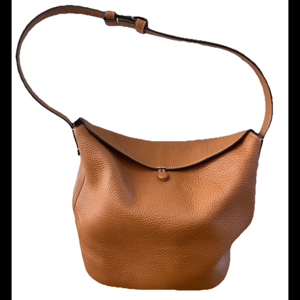 Vera Bradley astoria premium tan Leather Shoulder Bag